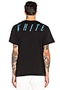view 3 of 3 The End Tee in Black & Light Blue