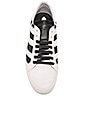 view 4 of 6 ZAPATILLAS DEPORTIVAS BRUSHED DIAGONALS in White & Black
