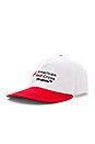 view 4 of 6 Red Cross Cap in White