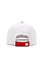 view 6 of 6 Red Cross Cap in White
