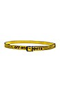 view 1 of 4 Mini Industrial Belt in Yellow & Black