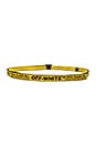 view 2 of 4 Mini Industrial Belt in Yellow & Black