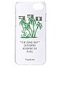 view 3 of 3 Island iPhone 8 Cover in Transparent & Green