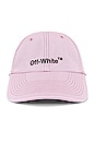 view 2 of 3 Helvetica Logo Baseball Hat in Lilac