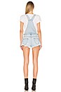 view 3 of 3 Denim Shorts Overall in Bleach White