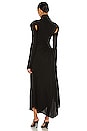 view 4 of 4 Plisse Panel Dress in Black