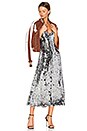 view 4 of 5 Sequins Slip Dress in Silver