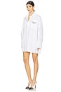 view 2 of 5 Poplin Roxy Shirt Dress in White & Black