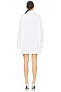 view 3 of 5 Poplin Roxy Shirt Dress in White & Black