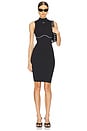 view 1 of 3 Athletic Off Stamp Seamless Dress in Black & White