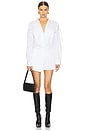 view 1 of 5 POPLIN SAVANA ミニドレス in White & Black