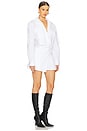 view 2 of 5 POPLIN SAVANA ミニドレス in White & Black