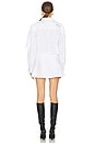 view 4 of 5 POPLIN SAVANA ミニドレス in White & Black