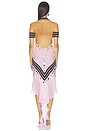 view 3 of 3 VESTIDO GEO MIRROR RIB in Cradle Pink