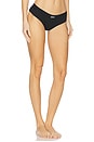 view 2 of 5 Off Rib Brazilian Panties in Black & White