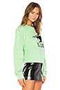 view 2 of 4 Run 4 The Roses Sweatshirt in Light Green
