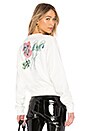 view 1 of 5 Off Poppy Sweatshirt in White Multi