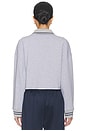 view 4 of 5 Script Polo Sweatshirt in Gray