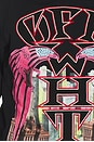view 5 of 5 Starcity Raglan Hoodie in Black