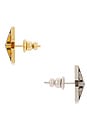 view 2 of 2 Mini Arrow Earrings in Gold & Silver