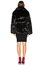 view 4 of 4 Rap Faux Fur Jacket in Black