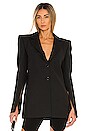 view 1 of 5 Shoulder Pad Blazer in Black