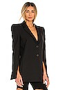 view 2 of 5 Shoulder Pad Blazer in Black