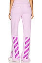 view 3 of 4 Diag Tapered Sweatpant in Lilac Fuchsia