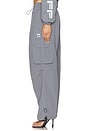 view 3 of 7 Off Parachute Pant in Light Grey