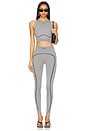 view 5 of 6 Off Stamp Seamless Leggings in Medium Grey