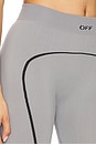 view 6 of 6 Off Stamp Seamless Leggings in Medium Grey