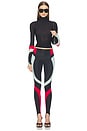 view 5 of 6 PANTALÓN COLOR BLOCK LEGGINGS in Black
