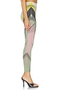 view 3 of 6 PANTALON SEAMLESS COLOR BLOCK CAPRI in Sand Wisteria