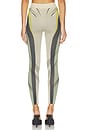 view 4 of 6 PANTALON SEAMLESS COLOR BLOCK CAPRI in Sand Wisteria