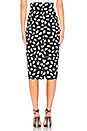 view 3 of 4 FALDA POIS BUTTONS LONGETTE in Black