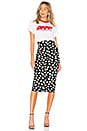 view 4 of 4 FALDA POIS BUTTONS LONGETTE in Black