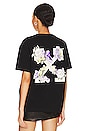 view 3 of 4 Flower Arrow Casual Tee in Black Multi