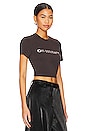 view 2 of 5 T-SHIRT BLING BOUNCE 90'S in Dark Grey Silver