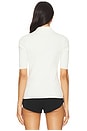 view 3 of 4 Logo Stripe Polo in Cream & Black