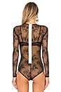 view 4 of 5 Lace Bodysuit in Black & White