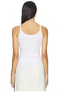 view 3 of 5 Off Stamp Rib Tank Top in White & Black
