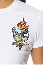 view 6 of 6 Show Nyl Slim Tee in White