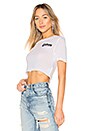 view 3 of 5 Landscaping Crop Tee in White