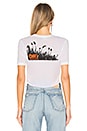 view 4 of 5 Landscaping Crop Tee in White