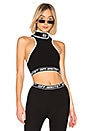 view 1 of 4 Cannette Crop Turtleneck Top in Black