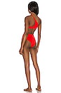 view 4 of 4 One Shoulder Bikini Set in Red