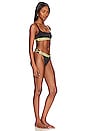view 2 of 4 Logo Band Bikini Set in Black