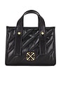 view 2 of 6 Quilting Tote Bag in Black