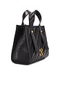 view 4 of 6 Quilting Tote Bag in Black