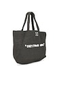 view 4 of 6 Jitney Quote Tote Bag in Black & White